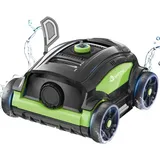 WINNY POOL CLEANER Poolroboter,Poolsauger Akku mit 120 Mins Reinigung, LED-Indikator, Reinigungsbürste für den Boden, Automatische Poolreiniger für Pool bis 100m2