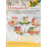 Folia Adventskalender Weihnachtszug, 9 Blatt