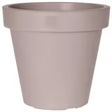 Spetebo Pflanzkübel Kunststoff Pflanzkübel rund XXL Ø 58 cm beige (Stück, 1 St., Blumentopf), klassischer runder Pflanzkübel für den Garten beige|weiß Ø 58 cm x 58 cm x 52 cm