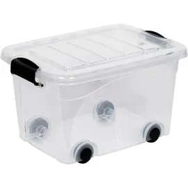 Kreher Rollbox Set 20 + 40 Liter 2-tlg. transparent