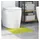 vidaXL Badematte U-Form Grün 50 x 50 cm