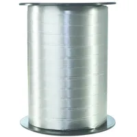 Clairefontaine Geschenkband glatt Silber 500 m x 7 mm