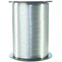 Clairefontaine Geschenkband glatt Silber 500 m x 7 mm