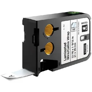 Dymo Original DirectLabel-Etiketten schwarz auf weiss Vinyl für Cable 1868705