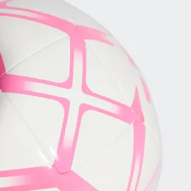 adidas unisex Starlancer Club Ball Recreation Ball, White/solar pink, 5,