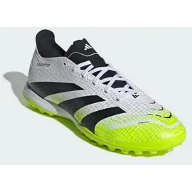 adidas Predator League TF Herren Ftwr White/Core Black/Lucid Lemon 45 1/3