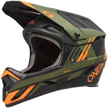O'Neal Backflip Strike V.23 XL Erwachsene schwarz/orange/olive 2023