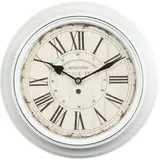 Ambiente Haus Wanduhr 30 cm 30cm weiß