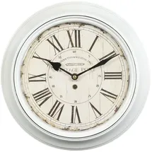 Ambiente Haus Wanduhr 30 cm 30cm weiß