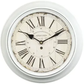 Ambiente Haus Wanduhr 30 cm 30cm weiß
