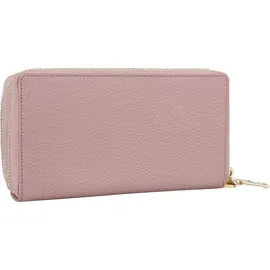 lazarotti Bologna Leather Double Zip Around Wallet Damen Geldbörse rosa