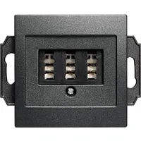 McPower TAE-NFN-Anschlussdose McPower FLAIR UP, anthrazit, 3x 6-polig,