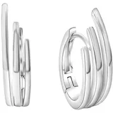 Celesta Klappcreolen 925/- Sterling Silber rhodiniert