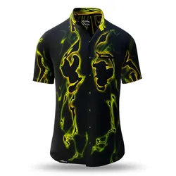 SALE:Sommerhemd Herren TERRA GREEN von GERMENS inkl. Änderung XXL