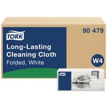 TORK Langlebige Reinigungstücher Weiß W4, Mehrzweck, 5 × 90 Tücher, 90479