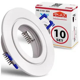 Maxkomfort Einbaustrahler 10er Pack rund weiß
