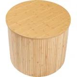 [en.casa] Couchtisch Ledepid 48xØ60 cm Natur