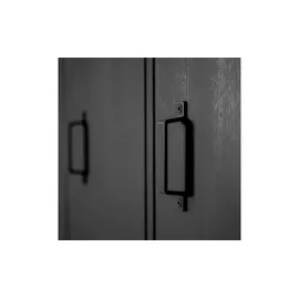 Woood Stijn Garderobenschrank 187 x 103 x 40 schwarz