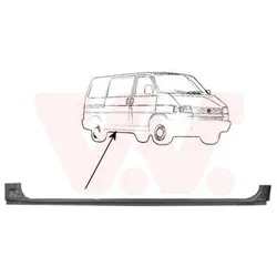 VAN WEZEL Tür, Karosserie Universal Schiebetür  5874120