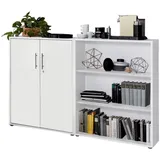 MID.YOU Office Edition Aktenschrank 1 niedrig 80,0 x 40,0 x 100,0 weiß