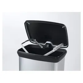 Curver Mülleimer Pedal 50 l Silber