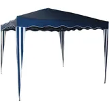 911689 Faltpavillon ALU/Metall Blau Garten Pavillon Partyzelt Neu