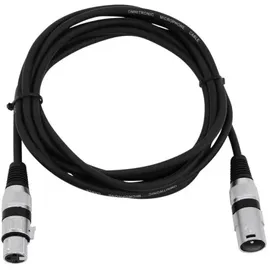 Omnitronic XLR Verbindungskabel 1x XLR-Stecker 3 polig - 1x XLR-Buchse 3 polig 3,00 m (3022047N)