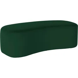 LeGer Home by Lena Gercke Hocker Dilara Polyester 143 x 45 x 68 cm Dunkelgrün