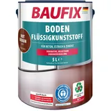 BAUFIX Boden-Flüssigkunststoff rotbraun matt, 5 Liter, Beton- und Bodenfarbe
