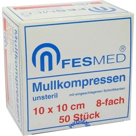 Fesmed Verbandmittel GmbH Mullkompressen 10 x 10 cm 50 St.