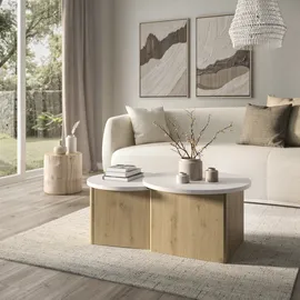 Gami Couchtisch »Eclypse« Praktischer Couchtisch mit verschiebbarer Tischplatte