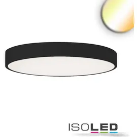 ISOLED LED Deckenleuchte UGR≤19 2H, schwarz, 80W|100W, rund, DN1000, ColorSwitch 2700|3000|4000K, dimmbar, Ø Schwarz