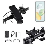 K-S-Trade Smartphone-Halterung für Honor Play 60 Plus, (Handyhalterung das Fahrrad Halter Lenkstange Fahrradhalterung) schwarz