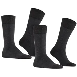 Falke Socken, 4er Pack - Happy, DP SO grau|aschgrau 37/41