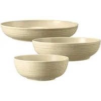SELTMANN WEIDEN Terra Foodbowl Set 3-teilig Sandbeige
