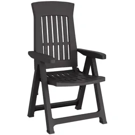 vidaXL Gartenstuhl 58 x 62 x 108 cm moccafarben klappbar 2 St.