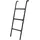 Relaxdays Trampolin Leiter schwarz 96 cm x 38 cm