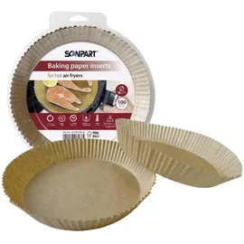 ScanPart 2910070002 Heißluftfritteusenpapier 16 cm rund, 100er