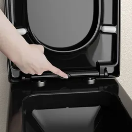 Bernstein WC-Sitz U1002 Schwarz mit LED-Beleuchtung