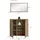 Möbel Boss STATION Garderobenkombination 106x192x37 cm braun