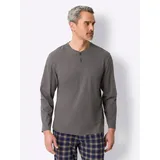 Sieh an! Schlafanzug Schlafanzug-Shirt . grau 60/62