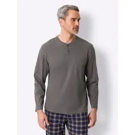 Sieh an! Schlafanzug Schlafanzug-Shirt . grau 60/62