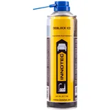 Innotec Deblock Ice Kälteschock-Rostlöser 500 ml Aerosol – MoS2-Basis – Kälteschockeffekt bis −180 °C – hohe Kapillarwirkung – silikonfrei – zum Lösen festsitzender Schrauben, Bolzen & Muttern