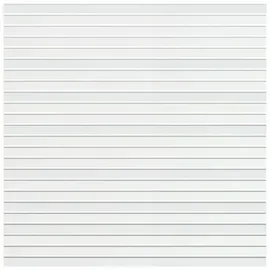 OSMO Sichtschutzelement 180 x 179 cm Weiß Aluminium