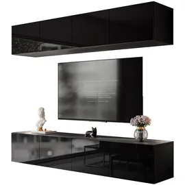 lookway Hängende, WOHNWAND COLGANTE mit LED Beleuchtung