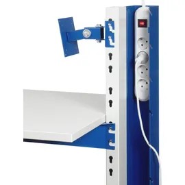 Rau Computer-Ständer mobil BxTxH 650x650x1150mm