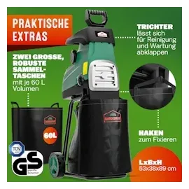 Gardebruk Leisehäcksler 2800 W