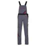 Planam Highline Damen Latzhose Schiefer schwarz rot Modell 2339 - 52