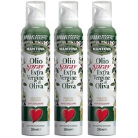 3 Fratelli Mantova Extra Natives Olivenöl Spray,100% Italienisches Sprühöl 250ml