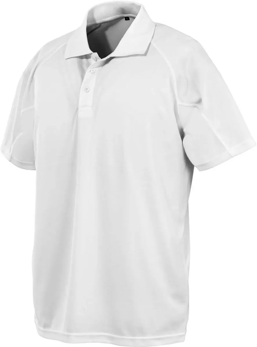 SPIRO Herren Sport Polo 'Aircool' S288X white S
